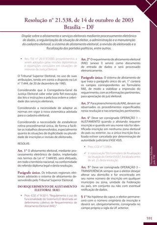 Codigo eleitoral 2012