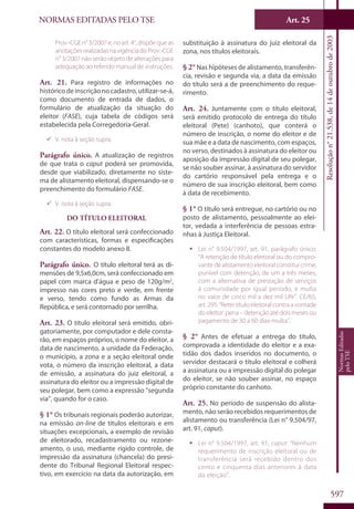 Codigo eleitoral 2012