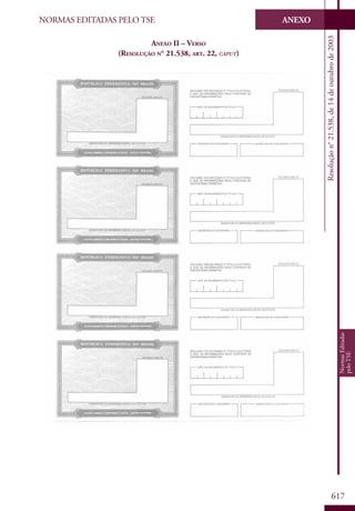 Codigo eleitoral 2012