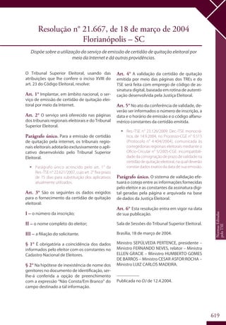 Codigo eleitoral 2012