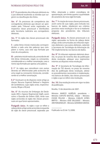 Codigo eleitoral 2012