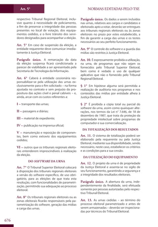 Codigo eleitoral 2012