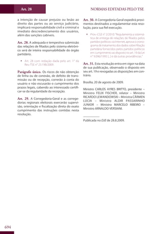 Codigo eleitoral 2012