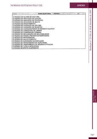 Codigo eleitoral 2012