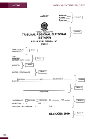 Codigo eleitoral 2012