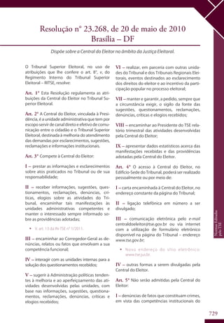 Codigo eleitoral 2012