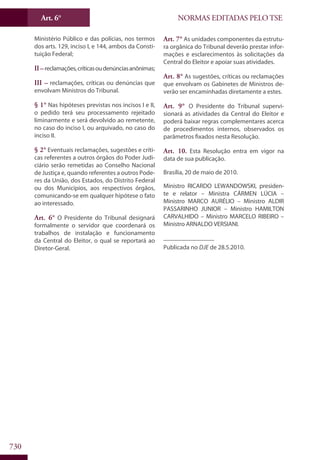 Codigo eleitoral 2012