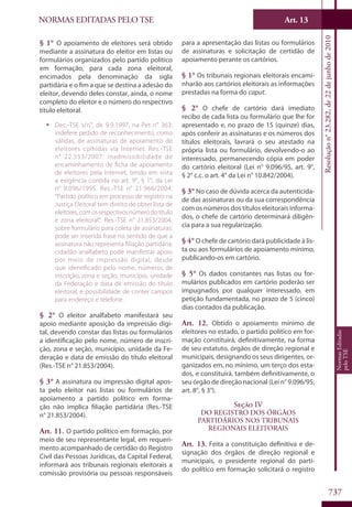 Codigo eleitoral 2012