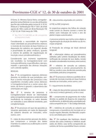 Codigo eleitoral 2012