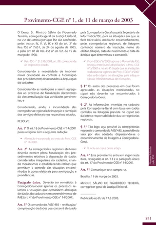 Codigo eleitoral 2012