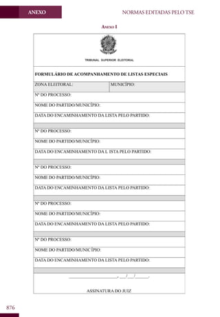 Codigo eleitoral 2012