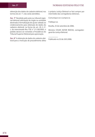 Codigo eleitoral 2012