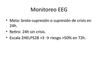 Código estatusbepileptuco tratamiento del mismo | PPTX