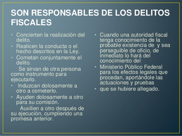 Codigo fiscal de la federacion infracciones y delitos fiscales