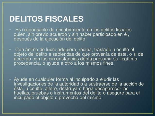 Delitos Fiscales Segun El Codigo Fiscal De La Federacion