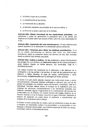 Código Orgánico General de Procesos