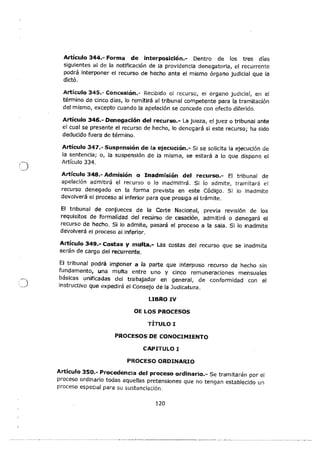 Código Orgánico General de Procesos