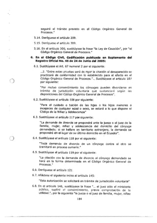 Código Orgánico General de Procesos