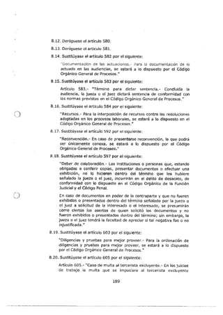 Código Orgánico General de Procesos