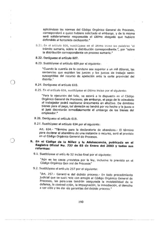Código Orgánico General de Procesos