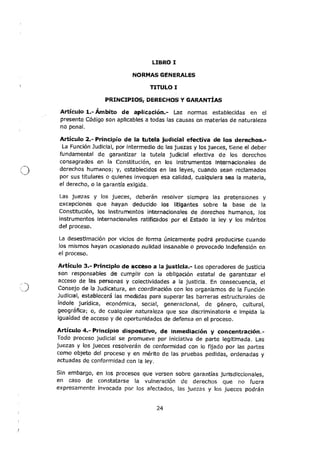 Código Orgánico General de Procesos