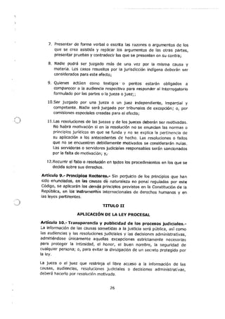 Código Orgánico General de Procesos