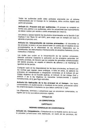 Código Orgánico General de Procesos