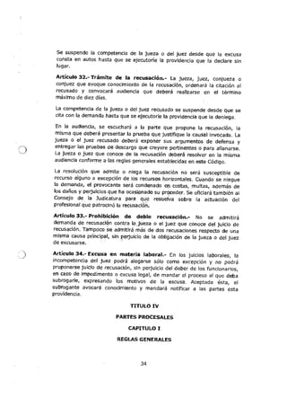 Código Orgánico General de Procesos