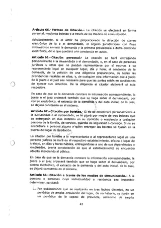 Código Orgánico General de Procesos