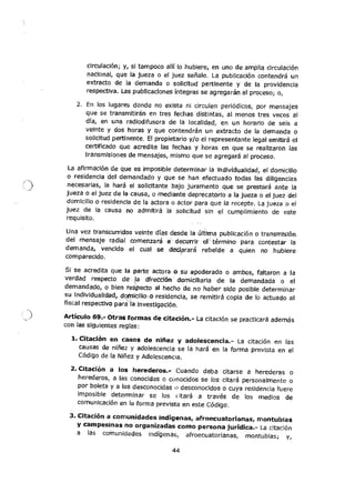 Código Orgánico General de Procesos