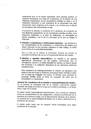 Código Orgánico General de Procesos