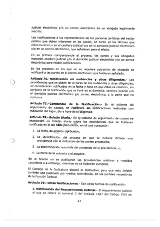 Código Orgánico General de Procesos