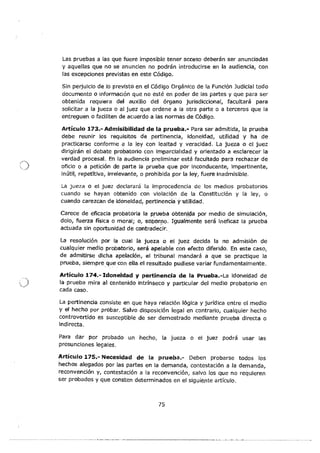 Código Orgánico General de Procesos