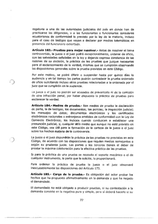 Código Orgánico General de Procesos