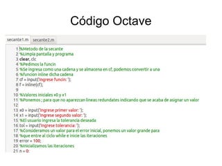 Okteve Short Code Codigo octave | PPT