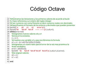 Okteve Short Code Codigo octave | PPT