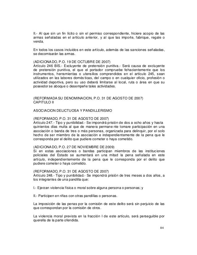 Codigo penal Baja California Codigo penal Baja California