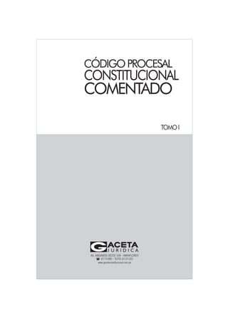 www.gacetaconstitucional.com.pe
ALLAN
BREWER-CARÍAS
CONSTITUCIONAL
TOMOI
CÓDIGOPROCESAL
COMENTADO
 