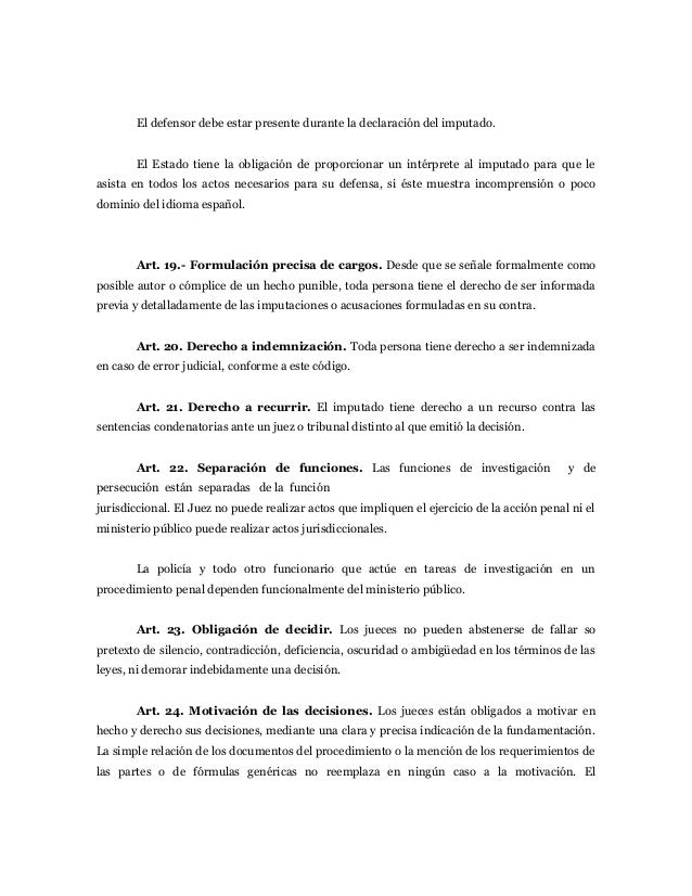 Código Procesal Penal Dominicano Código Procesal Penal Dominicano