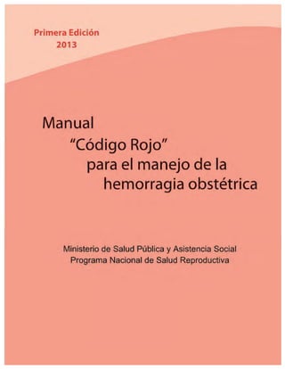 Código rojo - Enfermería - Obstetricia