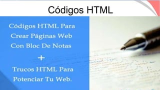 Códigos HTML
 