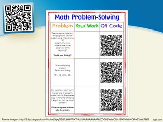 Matemáticas




Fuente imagen: http://3.bp.blogspot.com/-laJmdYpqGS8/UHHNWK7rKzI/AAAAAAAAANI/ZDG63YsteC8/s1600/Math+QR+Code.PNG
 