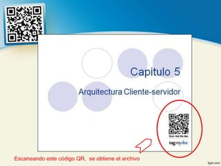 Escaneando este código QR, se obtiene el archivo
 