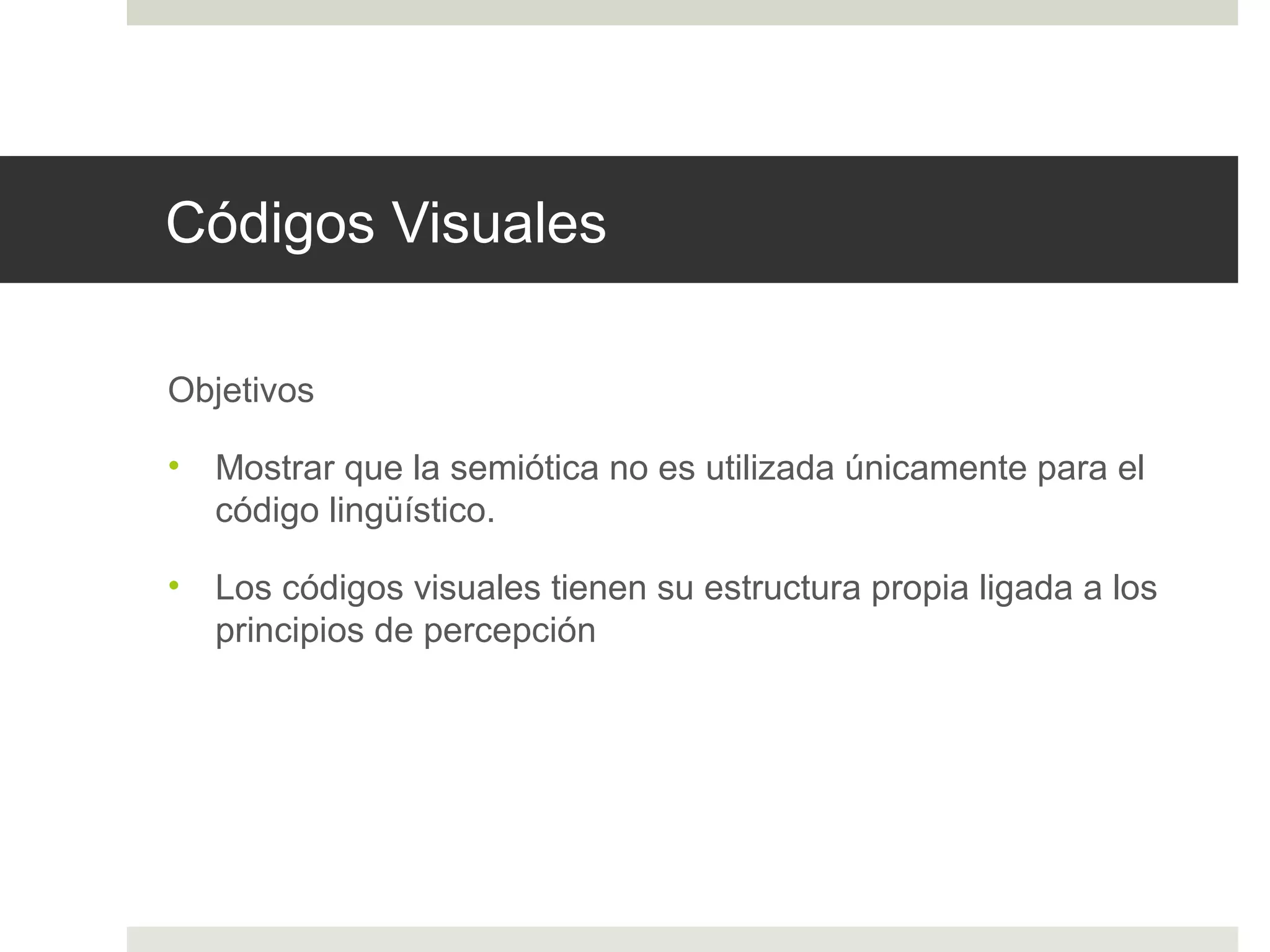 Códigos visuales | PPT