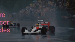 01
espírito
empreendedor
Na adversidade uns desistem, enquanto outros batem recordes.
Ayrton Senna
20 21
 