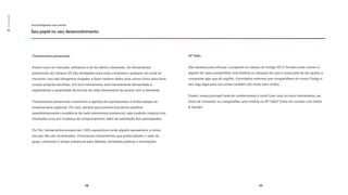 Treinamentos presenciais
Assim como no mercado, utilizamos a lei da oferta e demanda. Os treinamentos
presenciais do Campus XP são divulgados para toda a empresa e qualquer um pode se
inscrever, mas não obrigamos ninguém a fazer nenhum deles, pois somos livres para fazer
nossas próprias escolhas. Um bom treinamento será naturalmente demandado e
organizamos a quantidade de turmas de cada treinamento de acordo com a demanda.
Treinamentos presenciais consomem a agenda dos participantes e muita energia da
empresa para organizar. Por isso, sempre que possível buscamos justificar
quantitativamente a existência de cada treinamento presencial, seja medindo impacto nos
resultados e/ou em mudança de comportamento, além da satisfação dos participantes.
Por fim, treinamentos presenciais 100% expositivos (onde alguém apresenta e a turma
escuta) não são incentivados. Priorizamos treinamentos que potencializem o valor do
grupo, utilizando o tempo presencial para debates, atividades práticas e simulações.
você protagoniza sua carreira
Seu papel no seu desenvolvimento
98
XP Talks
São sessões para reforçar o propósito ou valores do Código XP. O formato mais comum é
alguém de casa compartilhar uma história ou situação em que o nosso jeito de ser ajudou a
conquistar algo que dá orgulho. Convidados externos que compartilham do nosso Código e
tem algo legal para nos contar também são muito bem-vindos.
Porém, nossa principal fonte de conhecimento é você! Quer criar um novo treinamento, ser
Dono de Conteúdo, ou compartilhar uma história no XP Talks? Entre em contato com Gente
& Gestão!
99
03
Sonho
grande
 