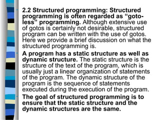 ppt - chapter 5: structured programming powerpoint... Coding | PPT