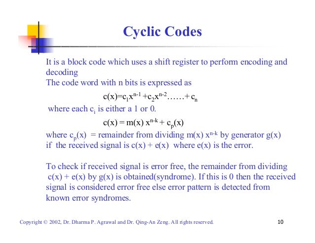 Cyclic Encoder C Program