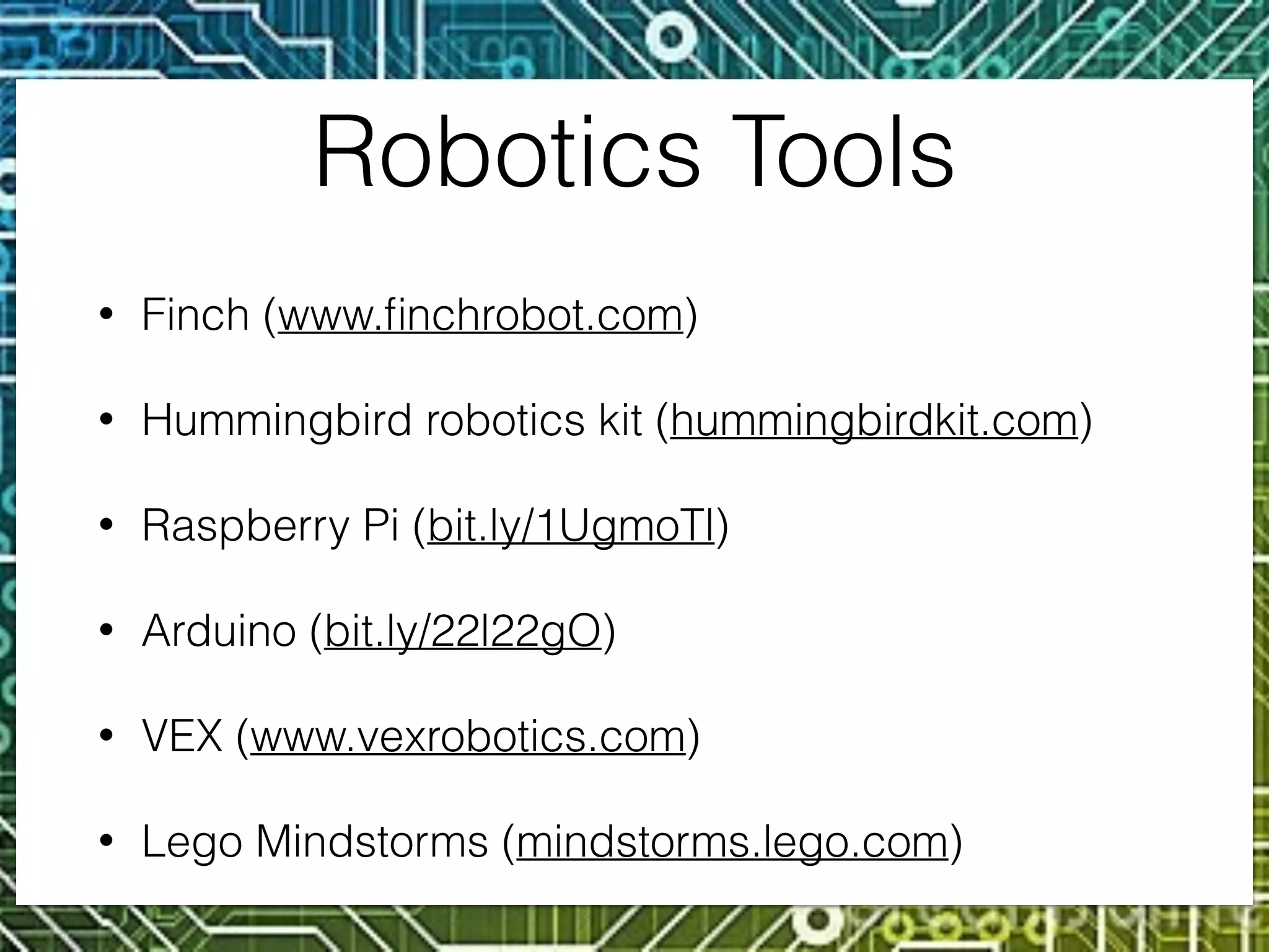 Possible Languages
• HTML/CSS
• Javascript
• Python
• Ruby
• MySQL
 