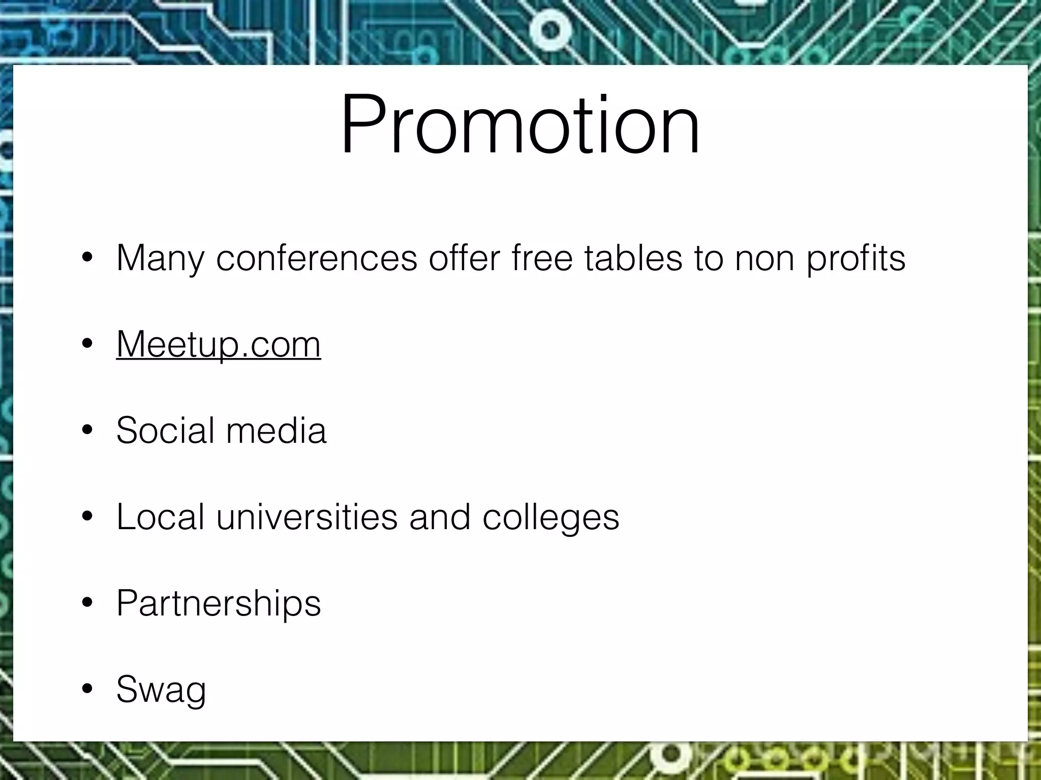 Additional Resources
• Free coding courses for kids : http://bit.ly/22mSqPk
• Choosing a summer coding camp : http://bit.ly/1PcklrF
• 45 places to learn to code for free : http://bit.ly/1Vd58xQ
• 12 sites to learn to code for free : http://entm.ag/1ROFyK7
• Cool products for teaching kids to code : http://huff.to/
1pM1bV9
• Teach your kids to code : http://edut.to/1R3E9je
 